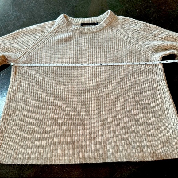 Jenni Kayne Cashmere Fisherman Sweater Oatmeal XXL - Picture 9 of 16